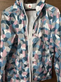 le coq sportif 幾何学模様 ウィンドブレーカー S