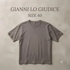 GIANNI LO GIUDICE 綿100　半袖カットソー　トップスM〜L 夏のサムネイル