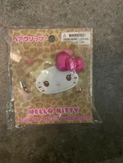 サンリオ キティヒョウ柄 ぬいぐるみ　ヘアクリップ ギャル