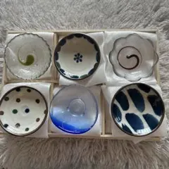 美らぞろえ 6個セット小皿 木製箱入り