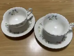 ノリタケ　ティーカップ・ソーサー・ケーキ皿セット