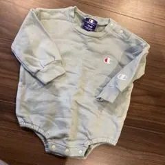 Champion グリーンロンパース 70-80