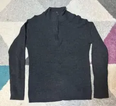 メンズ ハイネックセーターLL ダークグレー