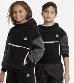 ACG NIKE フリース ジャケット パンツ セットアップ 黒 ポーラテック