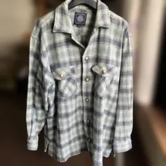 ビンテージ古着BASIC ONTAG MODEL チェック柄ネルシャツ Lサイズ