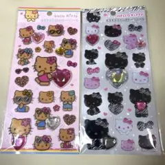 国内正規品　キラキララインストーンシール　サンリオ　ハローキティ　2点セット