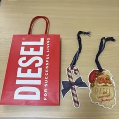 DIESEL ショップ袋 クリスマスオーナメントセットのサムネイル