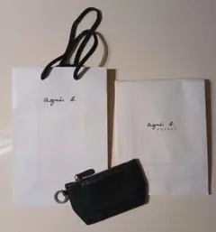 agnes b. アニエスベー　パスケース　小銭入れ付きパスケース