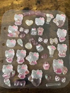 ハローキティボンボンドロップシール