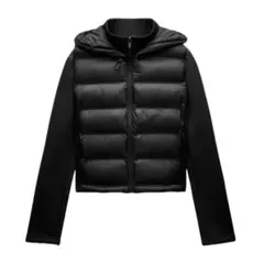 ZARA ダウンジャケット ブラック XS