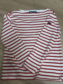 SAINT JAMES ストライプ 長袖（七分袖）Tシャツ