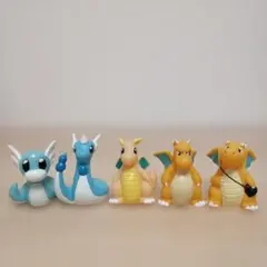 ポケモン　ポケモンキッズ　指人形　カイリュー　ハクリュー　ミニリュウ