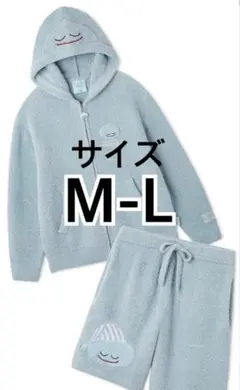 ジェラピケ ドラクエ パウダースライムパーカ＆ハーフパンツセット