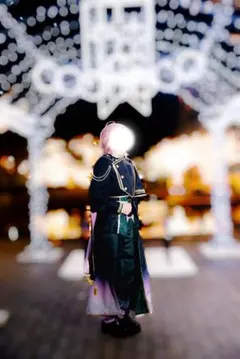 桜河こはく LaMort 静寂の黒雪衣装 あんスタ