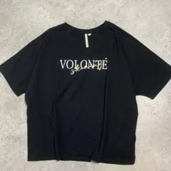 美品 HK WORKS LONDON 半袖Tシャツ ドルマン 黒 ロゴT LLのサムネイル