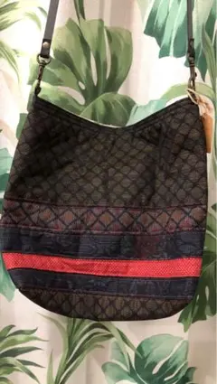 ハンドメイド ショルダーバッグ 幾何学模様