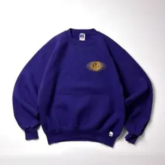 ラッセルアスレチック S スウェット usa製 パープル 90s 前V 短丈