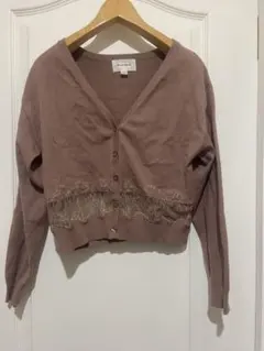 JILLSTUART 長袖 レース切替 カーディガンのサムネイル