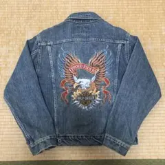 HARLEY-DAVIDSON ハーレーダビッドソン 刺繍 デニムジャケット