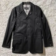 美品】バーバリーブラックレーベル　ジャケット　ノバチェック　ナイト刺繍　3b　M