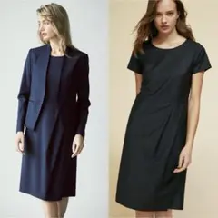 セオリーリュクス　Executive Anahita ワンピース　ネイビー 36