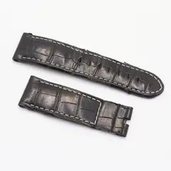 良品　オフィチーネパネライ 純正 レザー 24ｍｍ用 ブラック メンズ 腕時計用のサムネイル
