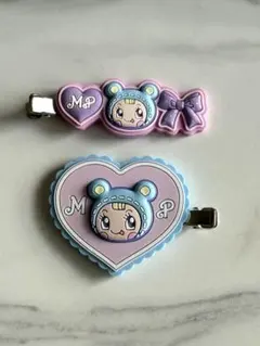 ナルミヤキャラクターズ ラバークリップ メゾピアノ ブルーベリエちゃんセット