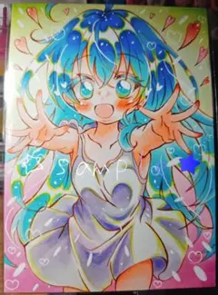 お兄ちゃんだいすき！な女の娘 オリジナルイラスト 手描きイラスト