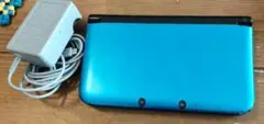 Nintendo 3DS LL 青 本体 充電器・イナズマイレブンのソフト付き