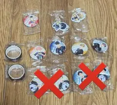 ハイキュー‼︎ くら寿司 めじるしチャーム 缶バッチ 缶バッジ マスキングテープ