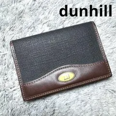 dunhill ダンヒル 名刺入れ カードケース レザー ブラウン