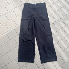 H&M カーゴデニムパンツ ワイドデニム Carhartt ブラックカーゴ