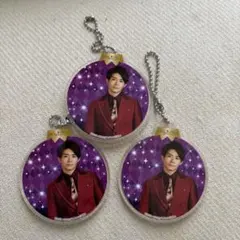 King & Prince 岸優太 アクリルキーホルダー クリスマス 3つセット