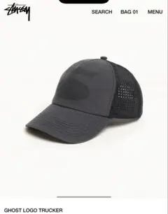 未使用 stussy GHOST LOGO TRUCKER (BLACK)のサムネイル