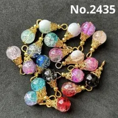 No.2435 チャーム　コネクター　ハンドメイド　アクセサリー　パーツ　キット