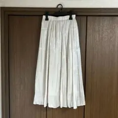 【earth music &ecology】アイボリーフレアスカート