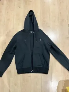 Polo Ralph Lauren ブラックジップパーカー Lサイズ