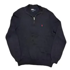 Polo by Ralph Lauren ハーフジップ コットンニット L