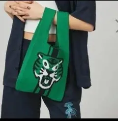 新品★未使用　グラニフ　graniph ニットトートバッグ　タイガー