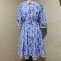 Secret Honey ストライプ柄 半袖ワンピースのサムネイル