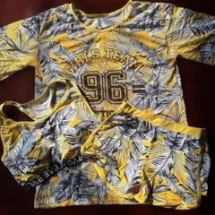 【新品・未使用】レディース セパレート水着 3点セット イエロー