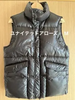 United Arrows ダウンベスト ブラック M Y2K