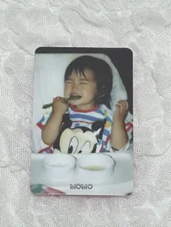 TWICE モモ 幼少期トレカ the story bigins