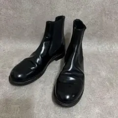 美品　BEAUTIFUL SHOES サイドゴアブーツ　24 ブラックのサムネイル