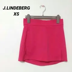 J.LINDEBERG ゴルフミニスカート インナーパンツ付 ピンク XSサイズのサムネイル