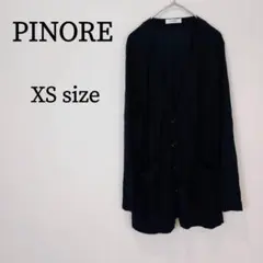 PINORE ピノーレ レディース カーディガン ロング丈 ネイビー XS
