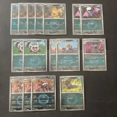 MEGA ドリーム　ポケモンカード　悪タイプ　ミラーカード16枚セットまとめ売り