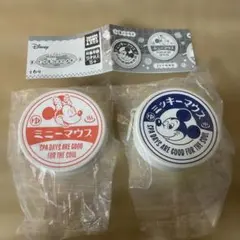ディズニー まったり牛乳コスメポーチ ガチャ 2種セット　ミッキー　ミニー