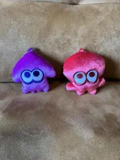 スプラトゥーン　ダイカットコインケース ファスナー付きポーチ 2色セット