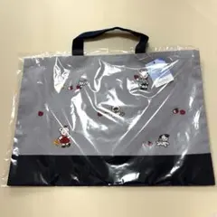 新品　ファミリア　新作　レッスンバッグ　ネイビー　トートバッグ